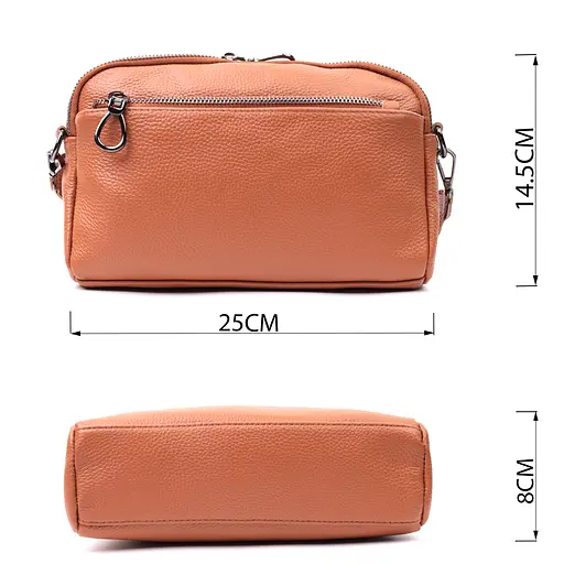 Кожаная женская сумка Vintage 25х14.5х8 см sum0026553 - фото 3