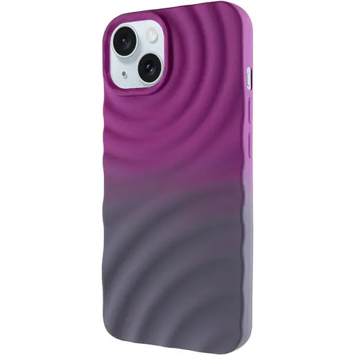 Чохол Epik TPU ColorWave для Apple iPhone 15, 6.1 Purple/Gray - фото 1