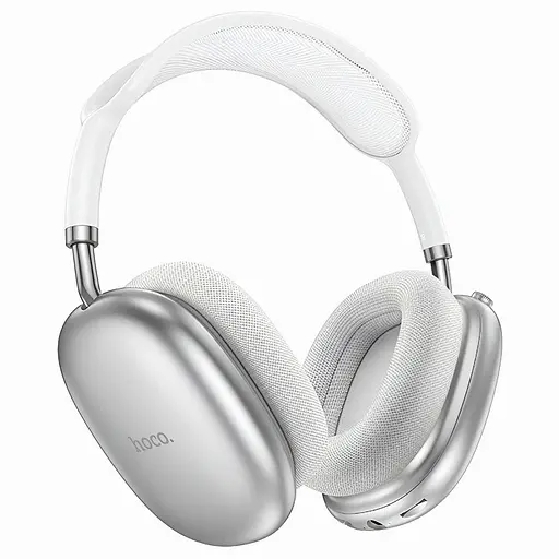 Bluetooth гарнитура Hoco W55, накладная, беспроводная, с микрофоном, белый цвет - фото 2