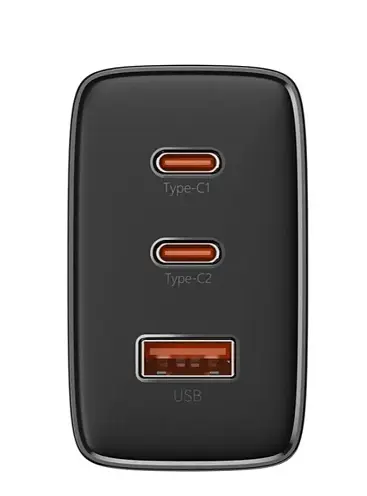 Мережевий зарядний пристрій Baseus Cube Pro Fast Charger 2C+U 65 W EU Cluster P10152301113-00 Чорний - фото 2