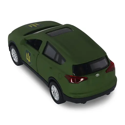 Автомодель серії "Шеврони Героїв" Toyota RAV4 "Сухопутні війська ЗСУ" TechnoDrive KM6198M2 - фото 5