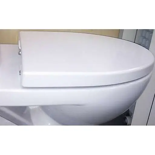 Сидение для унитаза с микролифтом Cersanit Parva K98-0122 из дюропласта антибактериальное - фото 3