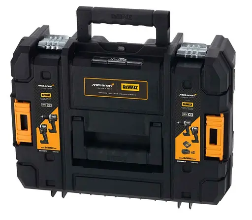 Шуруповерт набор из двух аккумуляторных инструментов DeWalt McLaren F1 Team Limited Edition DCK200MP2T - фото 8