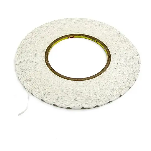 Скотч двосторонній 3M білий 3мм x 50м - фото 1