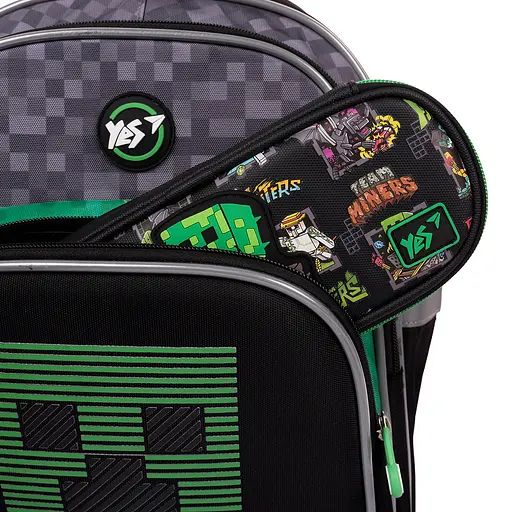 Рюкзак шкільний напівкаркасний YES Minecraft World S-91 - фото 7