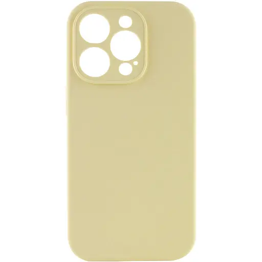 Чехол Epik Silicone Case Full Camera Protective AA NO LOGO для Apple iPhone 13 Pro Max 6.7 Желтый/Mellow Yellow