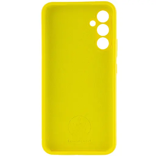 Чехол Lakshmi Silicone Cover Full Camera AAA для Samsung Galaxy S24+ Желтый/Yellow - фото 3