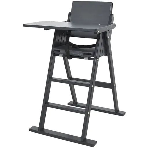 Стульчик для кормления Step up графит, 3-х точ.ремни, черный