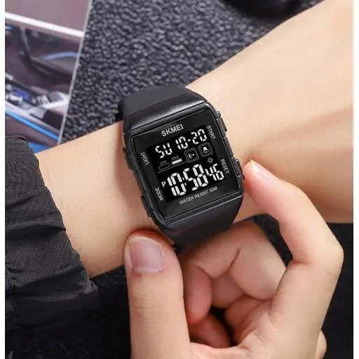 Чоловічий наручний годинник Skmei Hakaton Pro (Чорний) - фото 6
