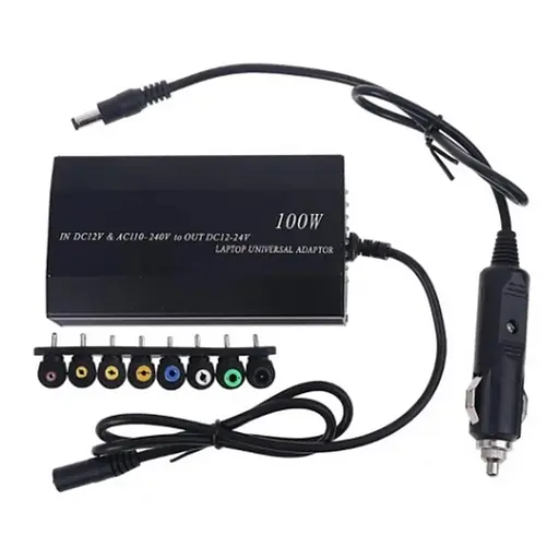 Зарядное устройство от прикуривателя для ноутбука MY-100W (8 разъемов)