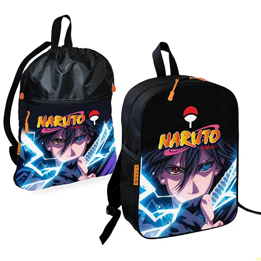 Шкільний рюкзак дитячий Аніме Наруто + Сумка для взуття спортивної форми рюкзак-мішок для хлопчика (01789)