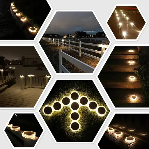 Сонячні ліхтарі YiLaie для відкритого саду, Сонячні ліхтарі для зовнішнього використання, IP68 Водонепроникні, Автоматичне - фото 3