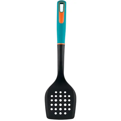 Лопатка кухонная с отверстиями Gusto GT-5303 нейлоновая голубо-оранжевая (100765)
