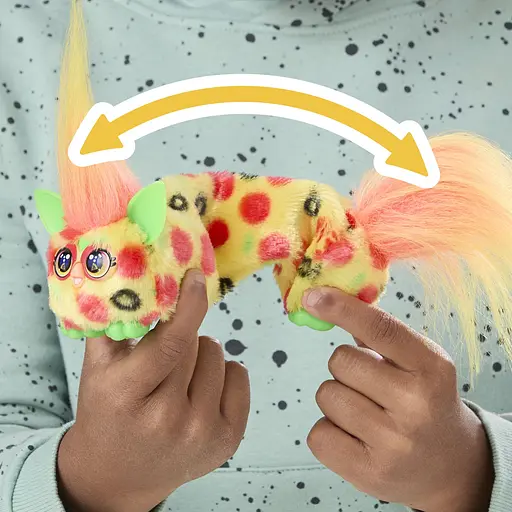 Іграшка інтерактивна Hasbro DJ Furblets Rain-Bow-Kat Mini Electronic Plush Toy (G1784) - фото 6