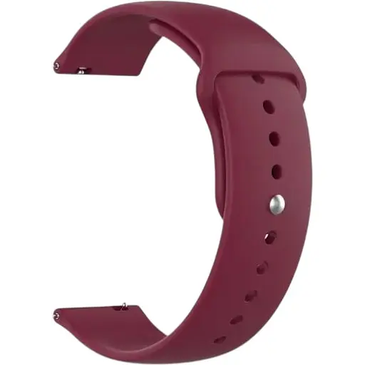 Ремінець DK CDK для Samsung Gear S3 Frontier 22mm Silicone Sport Band (011909) (red wine)