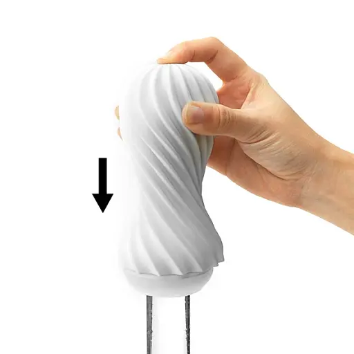 Мастурбатор Tenga Flex Silky White білий - фото 6