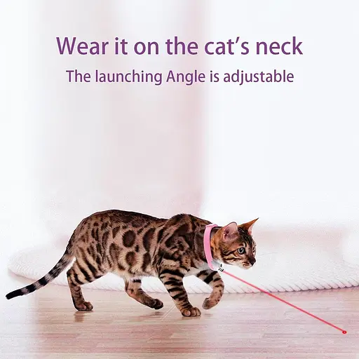 CJHZQYY Перезаряжаемый лазерный ошейник для кошек, автоматический лазерный ошейник для кошек для домашних котят и кошек - фото 7