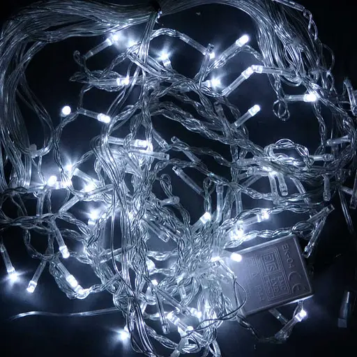 Гірлянда, C31312-615, 100 лампочок, 4 метри, 10 гілок, біле світло