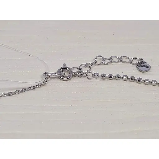 Срібне кольє Qvaliz Сердечки. 90801366 - фото 3