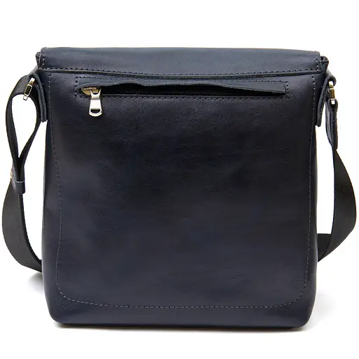 Чоловіча шкіряна сумка GRANDE PELLE 24х24х6 см sum0015576 - фото 2