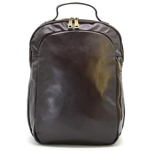 Кожаный мужской рюкзак TARWA 30х40х17 см nsa0001352 - фото 3