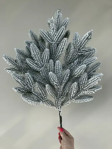 Гілка ялинки штучна Hvoya Classic засніжена 60 см 3 шт. - фото 3