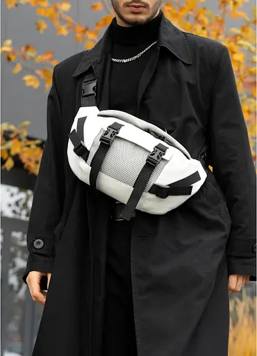 Велика чоловіча поясна сумка бананка Sambag 38х21 см sum0027303 - фото 3