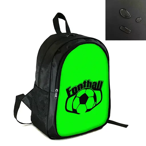 Рюкзак спортивний, шкільний, міський 38×28см з принтом Футбол дитячий, підлітковий для хлопчика футболіста (4272)