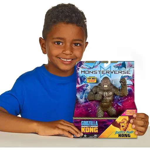 Игровая фигурка Godzilla vs. Kong S2 Конг готов к бою со звуком 18 см (35757N) - фото 7
