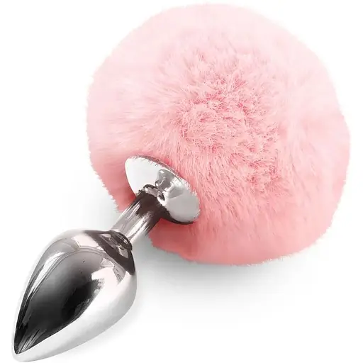 Металевий анальна пробка М Art of Sex - Metal Butt Plug Rabbit Tail
