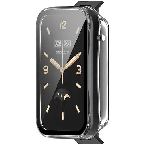 Чехол-накладка DK Пластик Gloss Glass Full Cover для Xiaomi Mi Band 7 Pro (clear) - фото 4