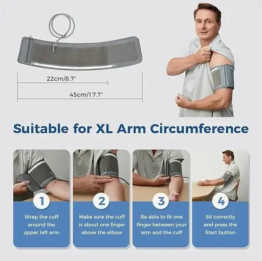 Монітор артеріального тиску Checkme BP3 C2 тонометр із Bluetooth для домашніх користувачів вагітних діабетиків - фото 4