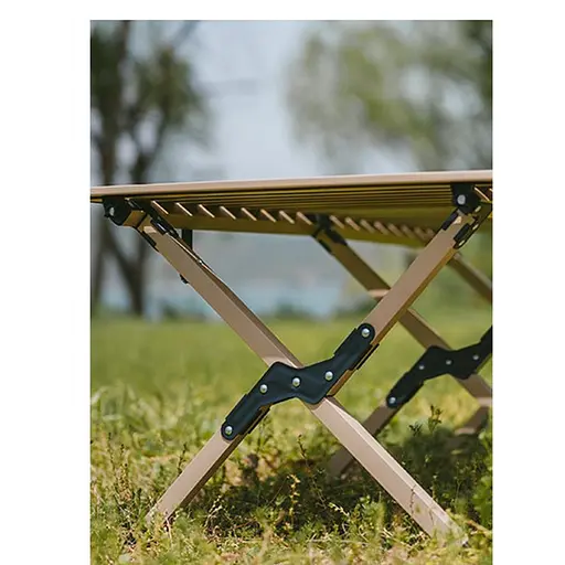 Стол складной туристический Naturehike Simple Star T01 CNK2550JJ018 (89х60 см) углеродистая сталь Бежевый - фото 5