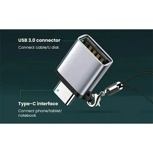 Перехідник Ugreen US270 USB-C to USB-A OTG (50283) [91949] - фото 4
