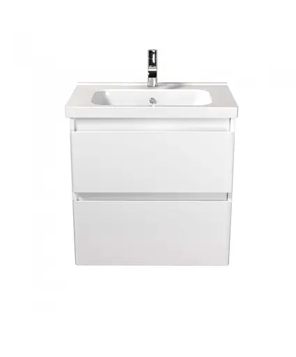 Тумба Мойдодир Сорренто 60-A Білий у ванну з умивальником ID-60 Білий - фото 8