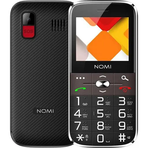Мобильный телефон Nomi i220 Black (UA UCRF)