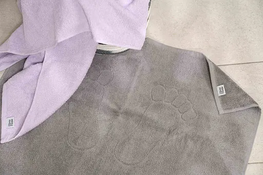 Килимок для ніг махровий Ardesto Benefit 50х70 см 100% бавовна сірий (ART2457SG)  - фото 8