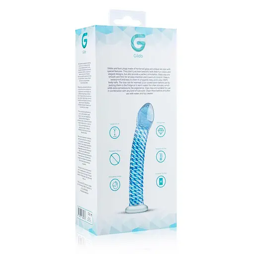 Скляний дилдо Gildo Glass Dildo No. 5 - фото 8