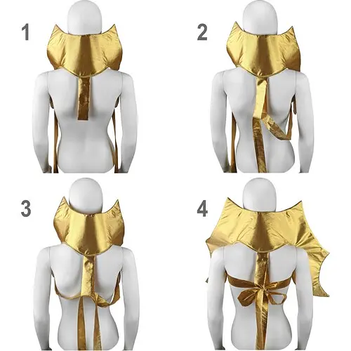 Плащ золотистый - фото 2