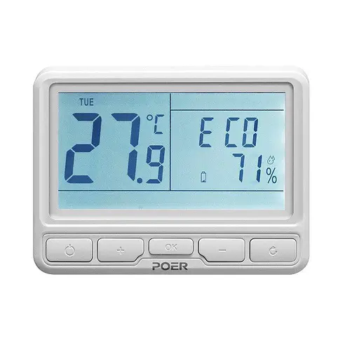 Бездротовий термостат для котла Poer PTC10 на 868 Мгц c терморегулятором (100149) - фото 3