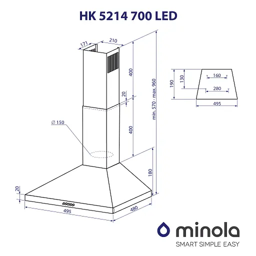 Minola HK 5214 I 700 LED - фото 11