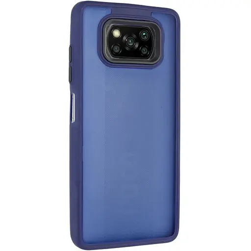 Чохол TPU+PC Lyon Frosted для Xiaomi Poco X3 NFC / Poco X3 Pro Navy Blue