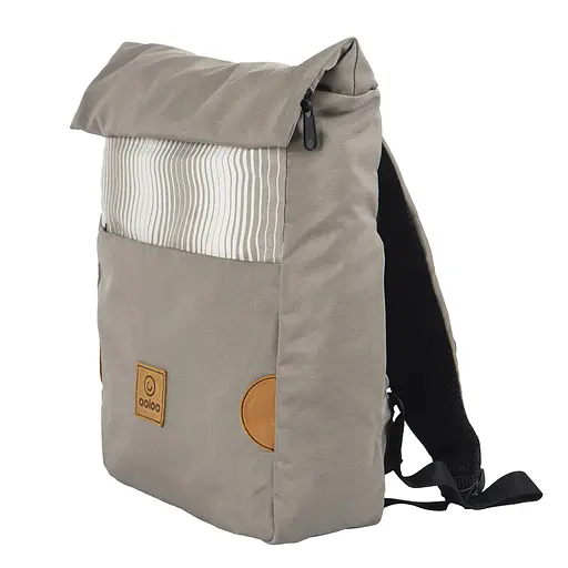 Рюкзак OOLOO Валабі 28х11х39 см 12л, сіро-бежевий 2739 - фото 2