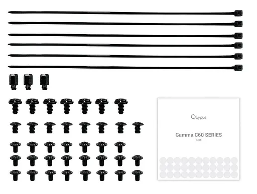 Корпус OCYPUS GAMMA C60 Black (GAMMA-C60-BKG000XX-GL) без блока питания - фото 7