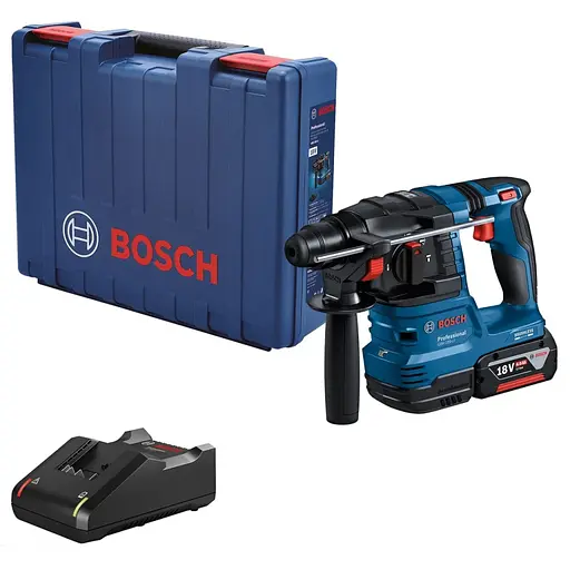 Перфоратор Bosch GBH 185-LI, 18В, SDS-Plus, 1.9Дж, бесщеточный, 1х4.0Ah (0.611.924.022) - фото 2