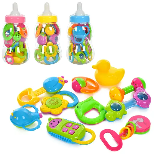 Брязкальце в колбі 3838A-34, 10 шт., від 8 см (В асортименті) - фото 2