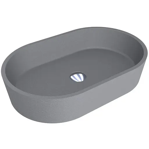 Умивальник Miraggio Sorrento mirastone gray 0000442, Сірий - фото 1