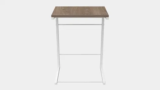 Столик Терри Ferrum-decor 650x440x330 Белый металл ДСП Дуб Сонома Трюфель 16 мм (FRD-104659) - фото 4