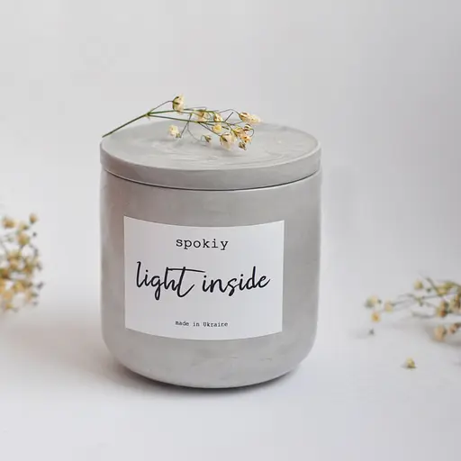 Ароматична свічка з таємним написом "Я поруч" Spokiy SP2338, 125 г - фото 4