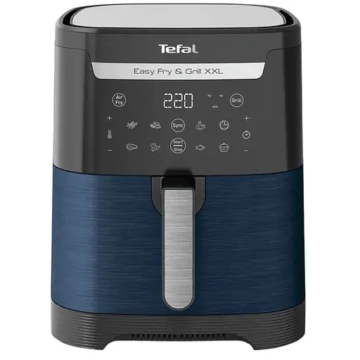 Мультипіч Tefal EasyFry&Grill XXL 1830 Вт чорно-синя (EY801410) - фото 1